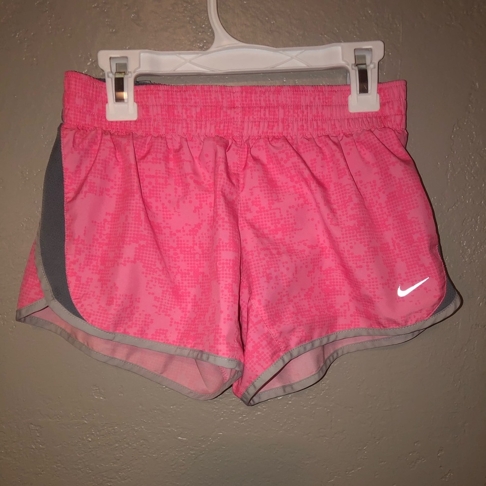 Pink nike shorts